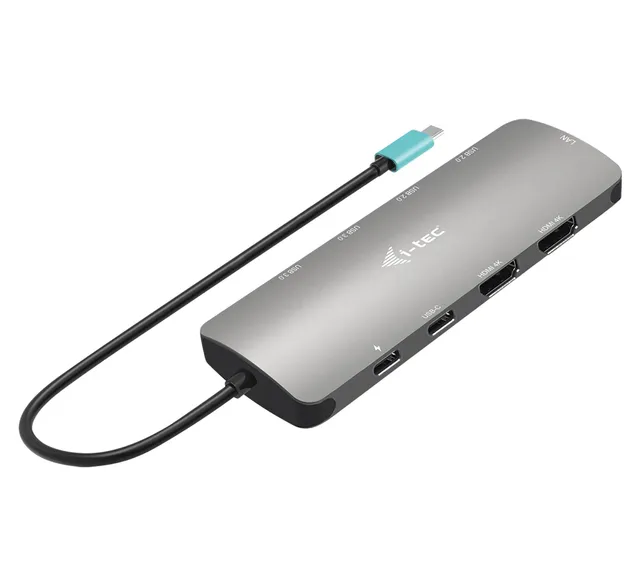 i-tec-usb-c-metal-nano-2x-hdmi-docking-station-pd-100w image 1