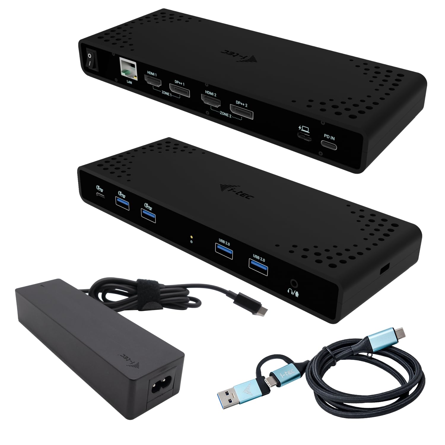 i-tec-universelle-dockingstation-dual-4k-display-mit-85w-power-delivery-2x-displ image 1