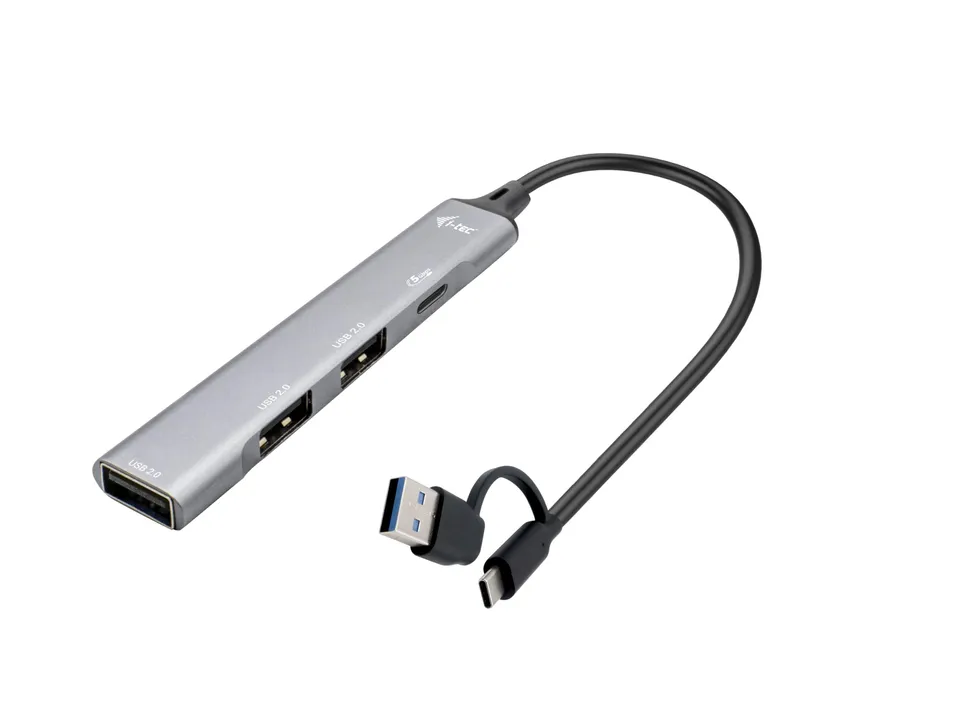 i-tec-cahubmetalmini4-usb-c-usb-a-hub-metall-1x-usb-3-0-3x-usb-2-0-15-cm-kabel image 1