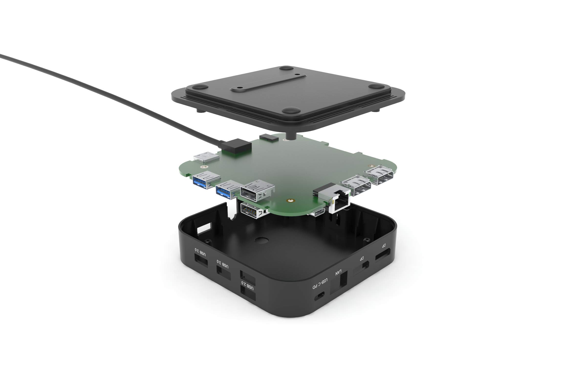 i-tec-usb-c-dockingstation-2x4k-dual-displayport-dock-mit-3x-usb-3-0-glan-und-au image 5