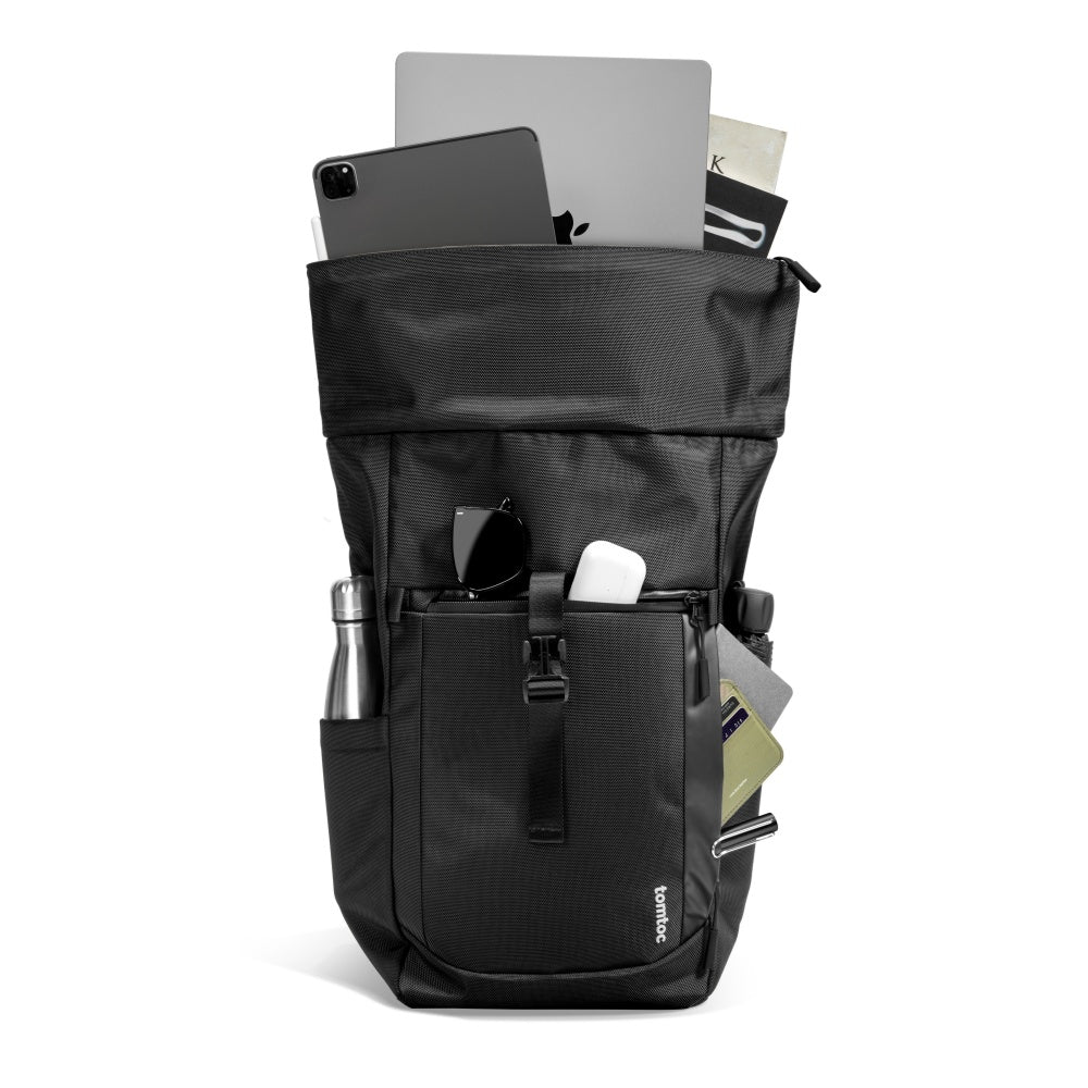 tomtoc-navigator-t61-rolltop-backpack-l-25-30-l-rucksack-f-r-17-3-zoll-laptop-un image 2