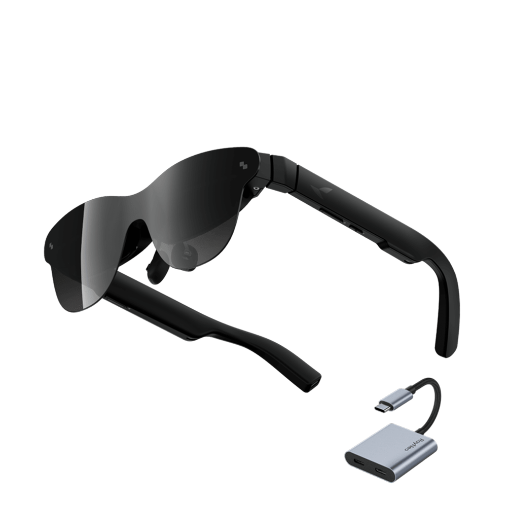 rayneo-air-4-pro-ar-brille-mit-usb-c-bundle-sofortiges-gro-bild-setup image 1