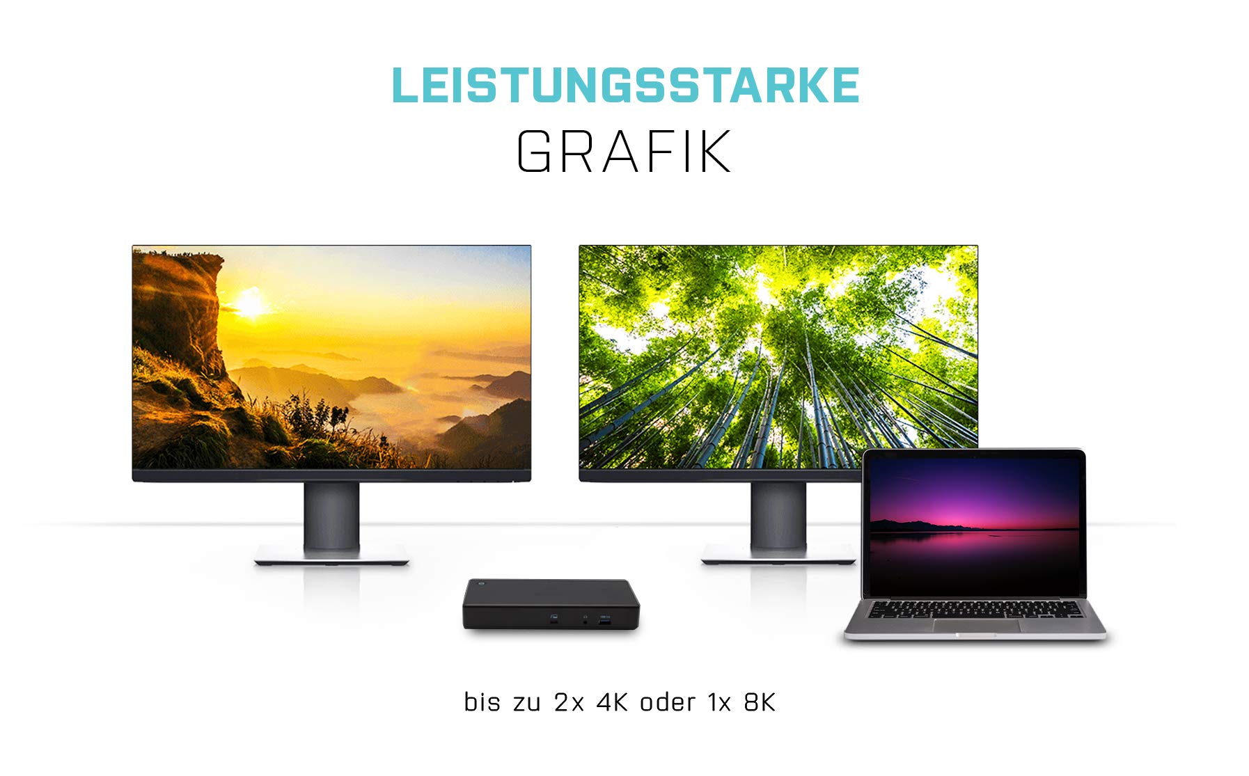 i-tec-thunderbolt-3-usb-c-dockingstation-2x4k-1x8k-mit-85w-stromversorgung-2x-di image 3