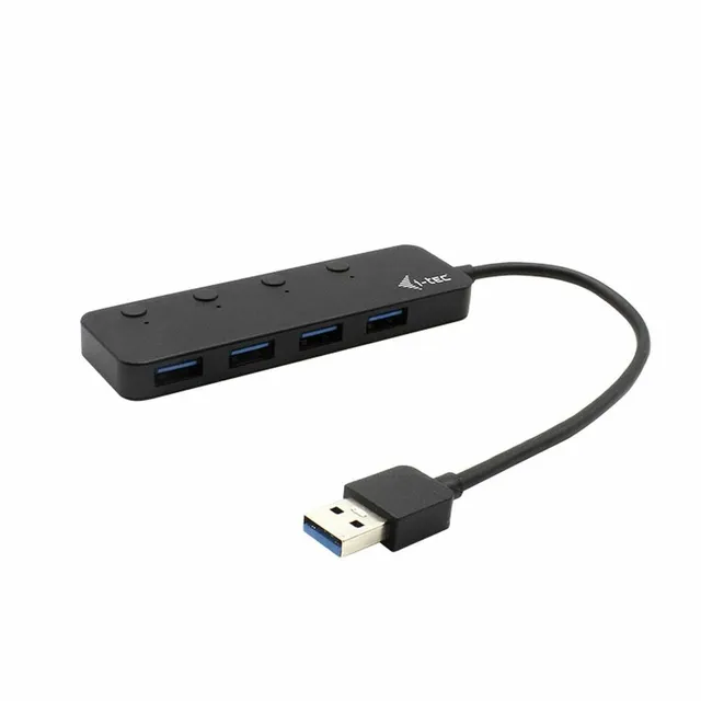 i-tec-usb-3-0-metall-hub-4-port-4-port-usb-hub-aus-metall-kompakt-und-robust image 1