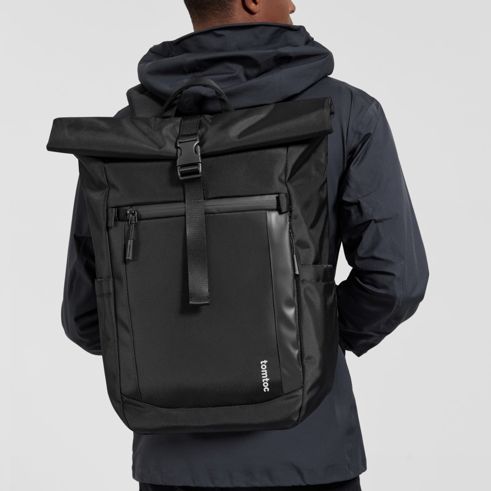 tomtoc-navigator-t61-rolltop-backpack-l-25-30-l-rucksack-f-r-17-3-zoll-laptop-un image 4