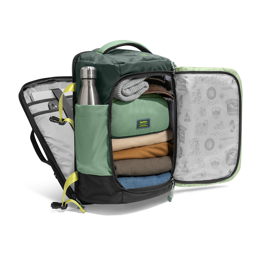 tomtoc-navigator-t66-liteway-travel-laptop-backpack-28l-trail-wanderer-edition image 2