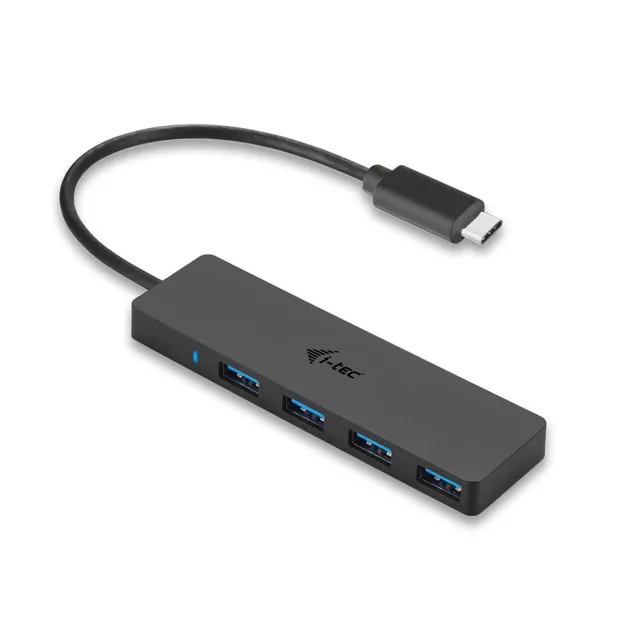 i-tec-usb-c-slim-passive-hub-4-port-kompakter-4-fach-usb-3-0-hub-ohne-netzadapte image 1