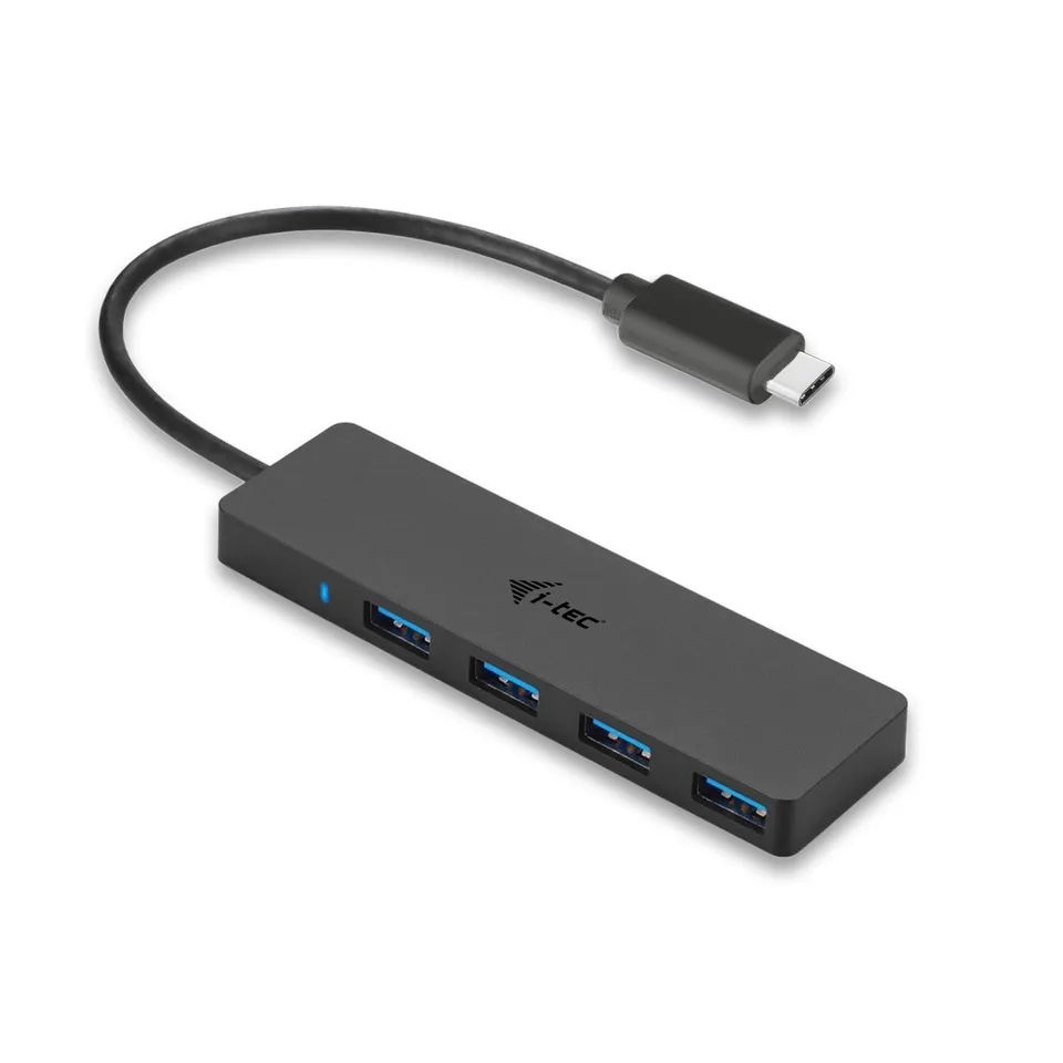 i-tec-usb-c-slim-passive-hub-4-port-kompakter-4-fach-usb-3-0-hub-ohne-netzadapte image 1