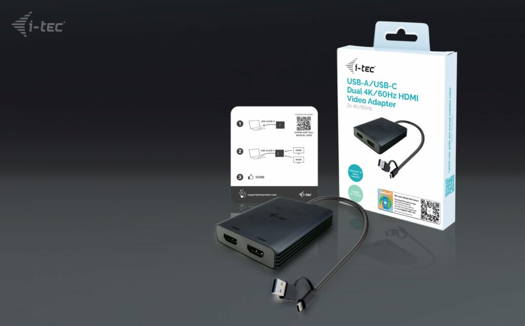 i-tec-usb-a-usb-c-dual-4k-60-hz-hdmi-video-adapter-displaylink image 4