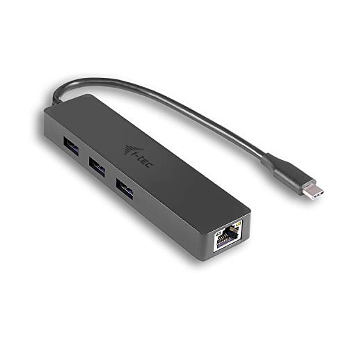 i-tec-usb-c-slim-hub-3-port-mit-gigabit-ethernet-adapter-usb-c-3-1-3x-usb-3-0-rj image 3