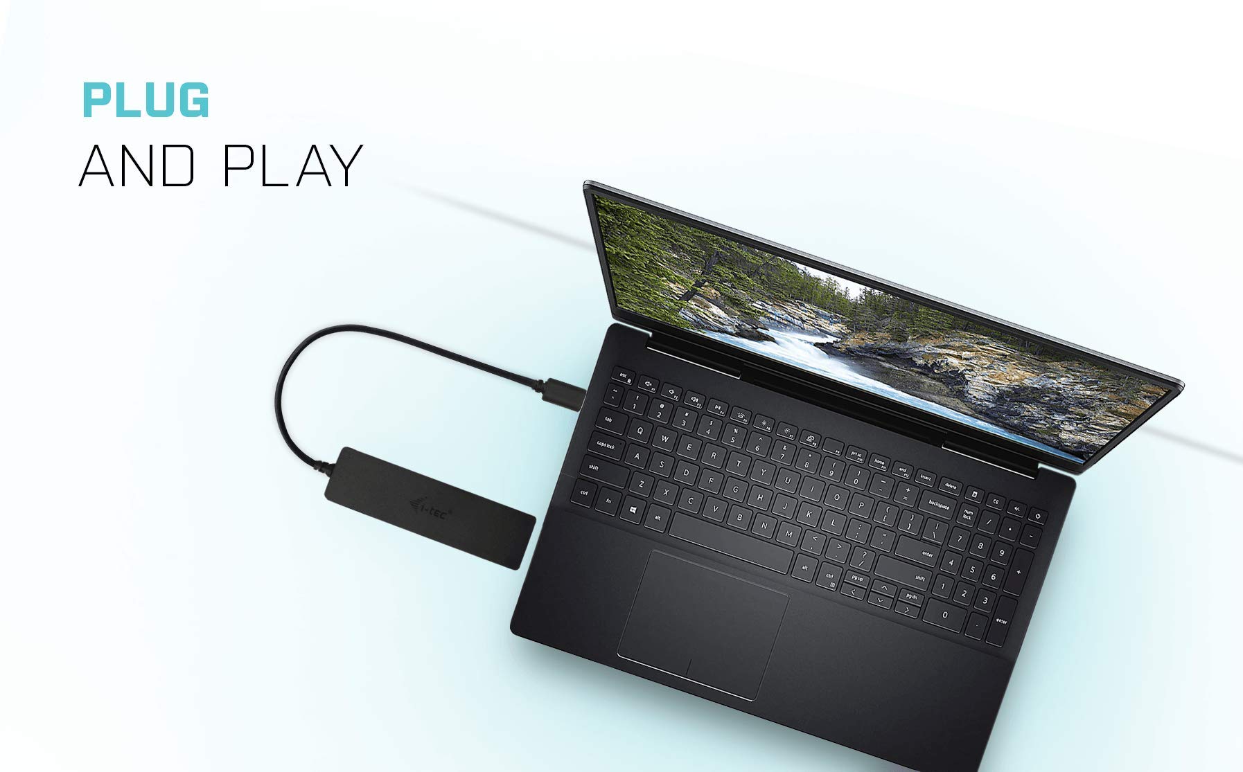 i-tec-usb-c-hub-mit-2x-usb-3-0-und-2x-usb-c-19-cm-usb-c-kabel-f-r-notebook-table image 5