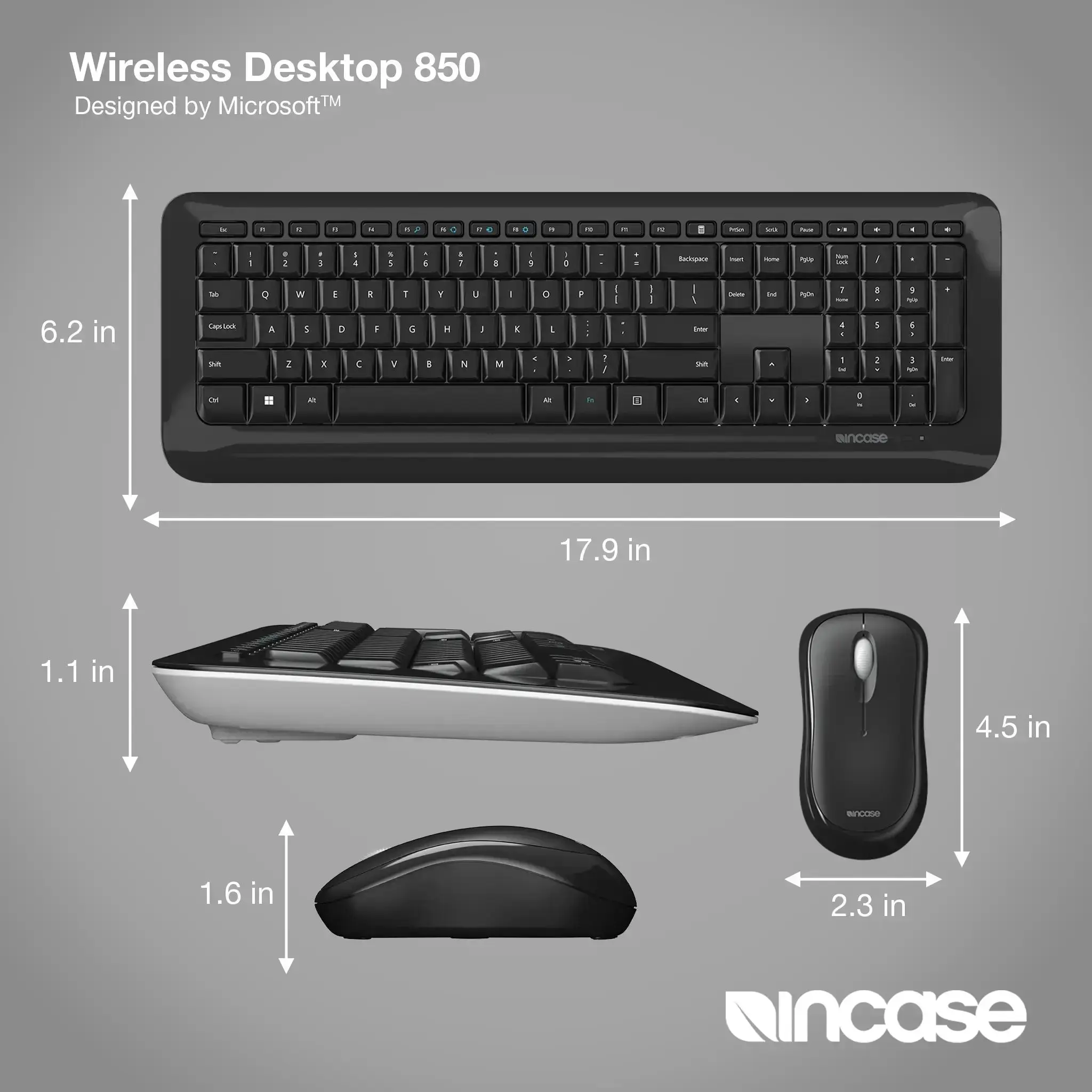 incase-designed-by-microsoft-wireless-desktop-850-kabelloses-tastatur-maus-set-s image 4