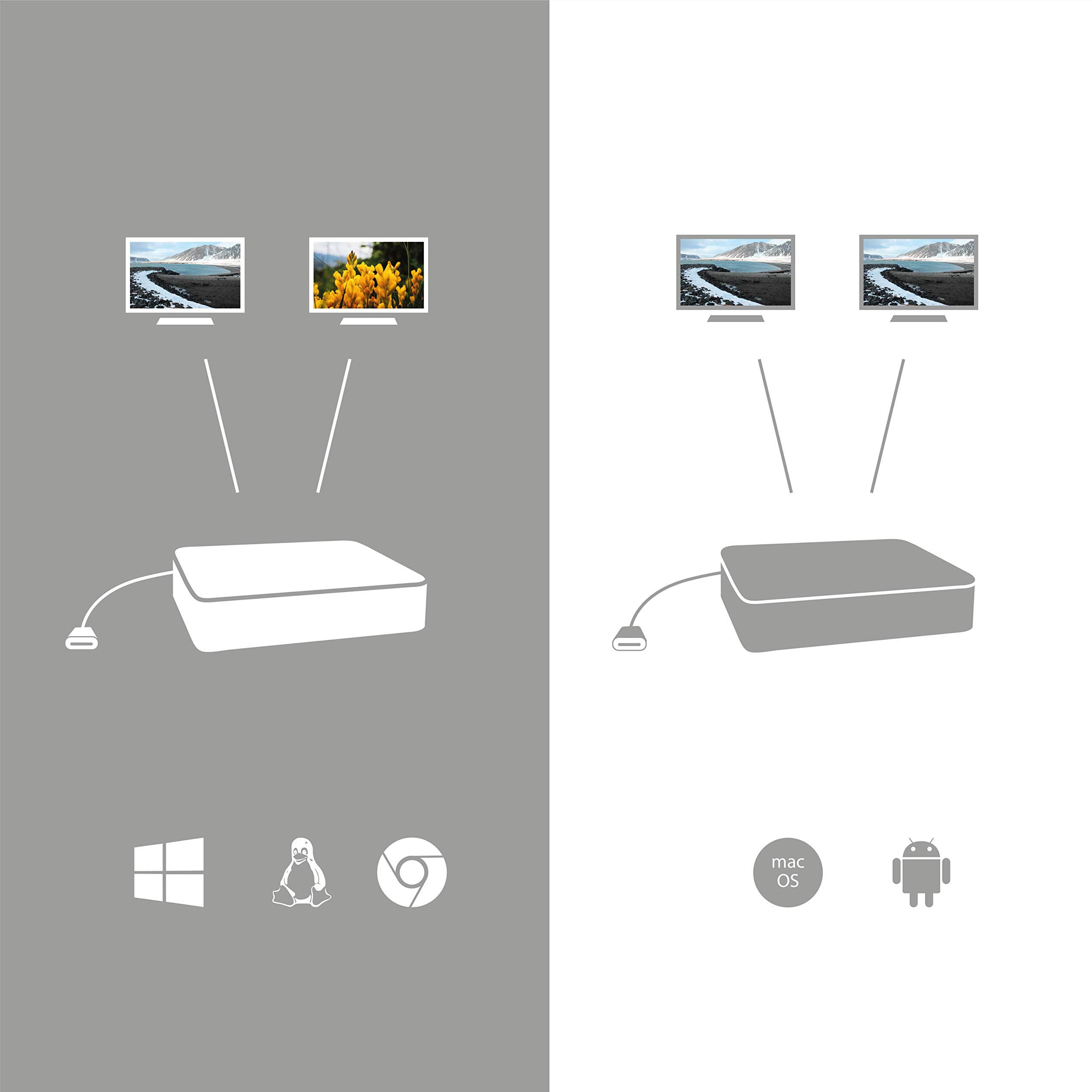 i-tec-usb-c-auf-dual-hdmi-video-adapter-4k-ultra-hd image 2