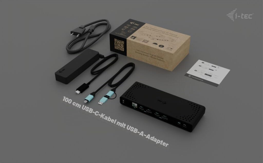 i-tec-universelle-dockingstation-dual-4k-display-mit-85w-power-delivery-2x-displ image 3