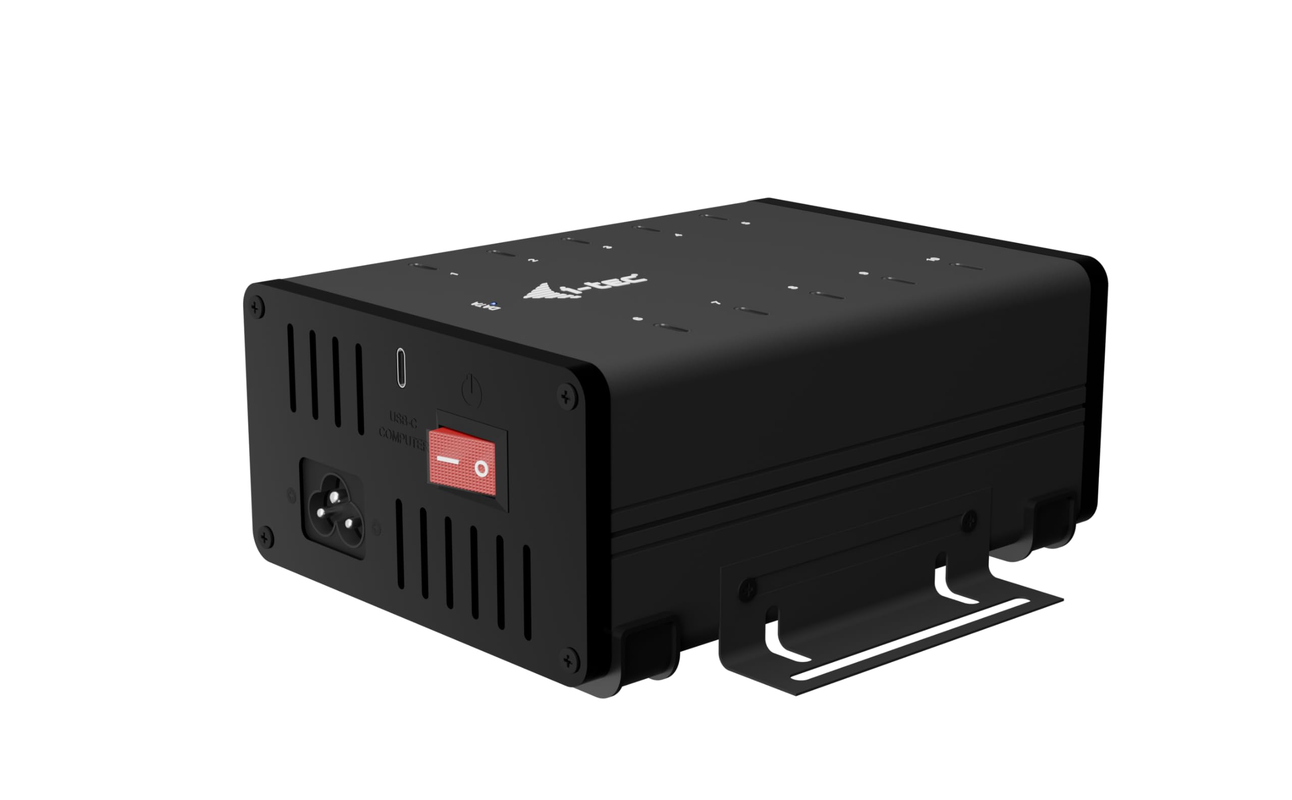 i-tec-usb-c-usb-a-metall-lade-und-daten-hub-10x-usb-c-15w-pro-anschluss-180w-net image 1