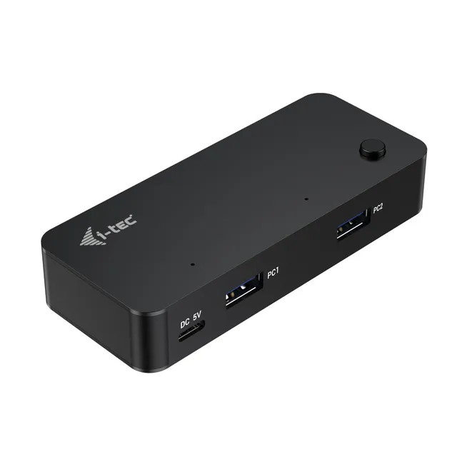 i-tec-usb-c-kvm-hub-2x-usb-c-3-2-6-anschl-sse-5-gbit-s image 1