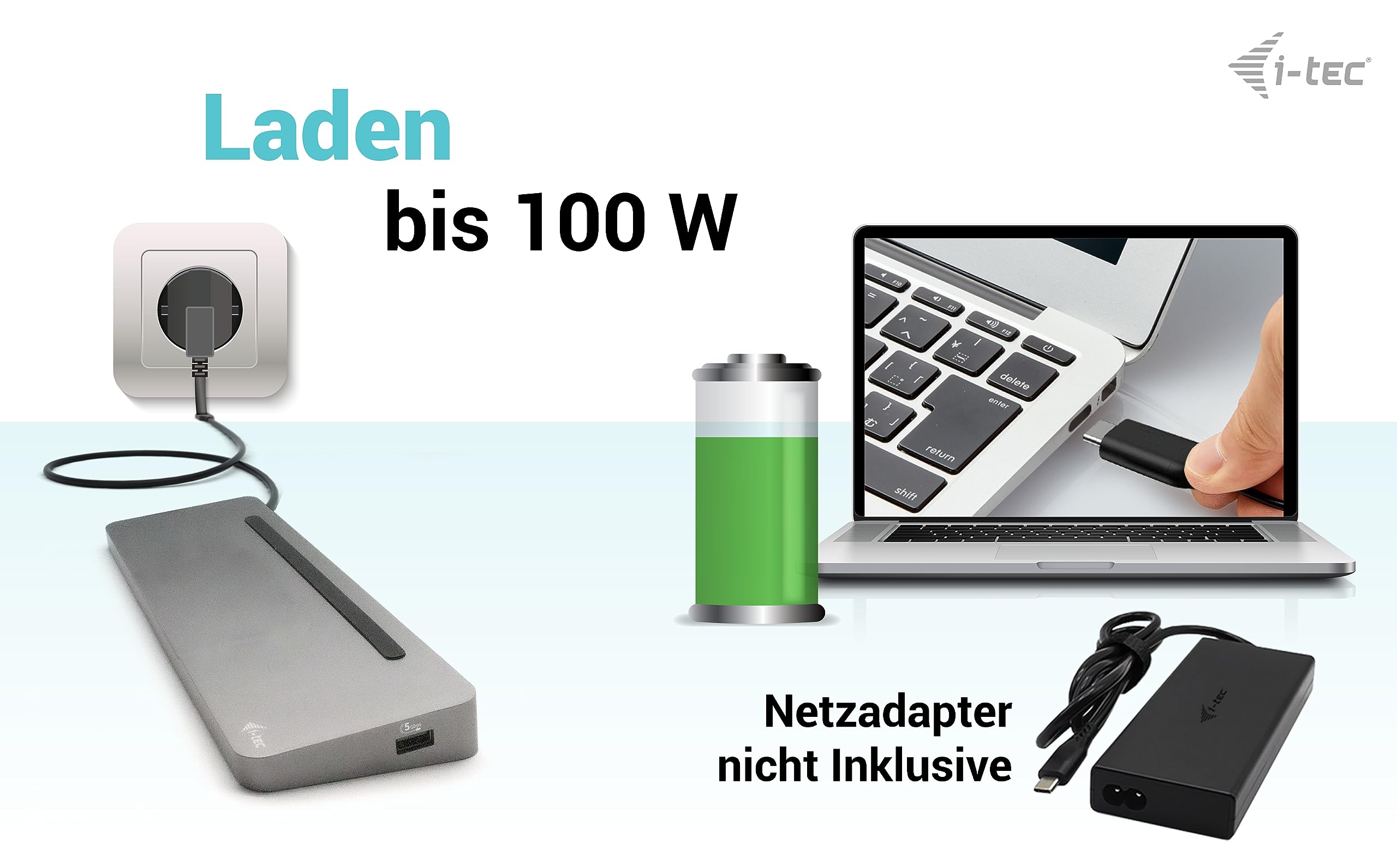 i-tec-usb-c-metall-ergonomische-dockingstation-3x4k-1x-hdmi-2x-displayport-4x-us image 7