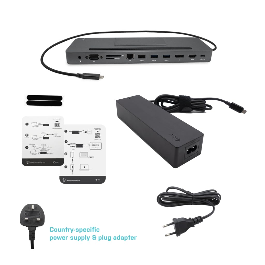 i-tec-usb-c-metal-ergonomic-4k-dockingstation-mit-3-fach-display-85w-power-deliv image 3