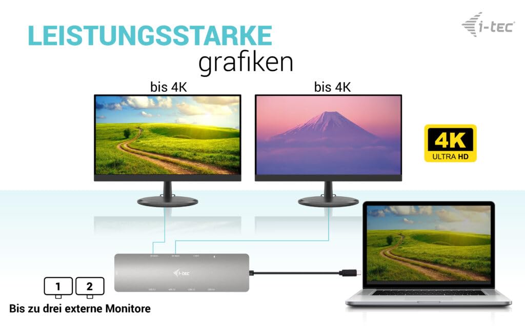 i-tec-usb-c-metal-nano-2x-hdmi-docking-station-pd-100w image 4