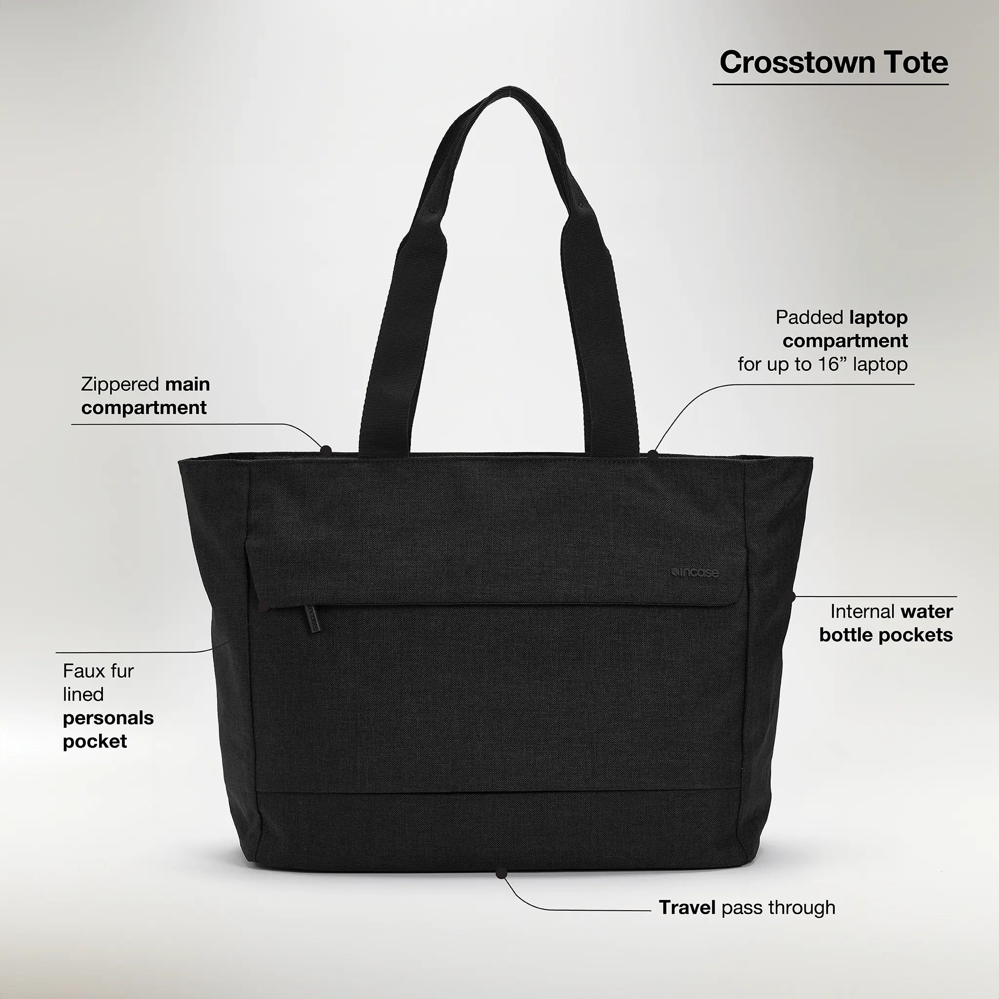 incase-crosstown-tote-mit-woolenex-25l-vielseitige-tasche-f-r-laptop-b-ro-und-re image 3