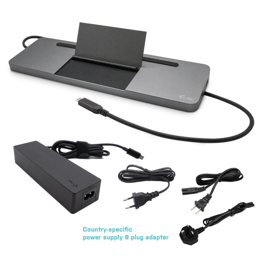 i-tec-usb-c-metal-ergonomic-4k-dockingstation-mit-3-fach-display-85w-power-deliv image 4