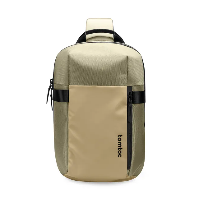 tomtoc-navigator-t24-sling-bag-7l-khaki-ykk-rei-verschl-sse-wasserabweisend image 1