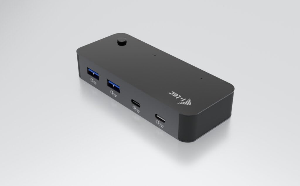 i-tec-usb-c-kvm-hub-2x-usb-c-3-2-6-anschl-sse-5-gbit-s image 2