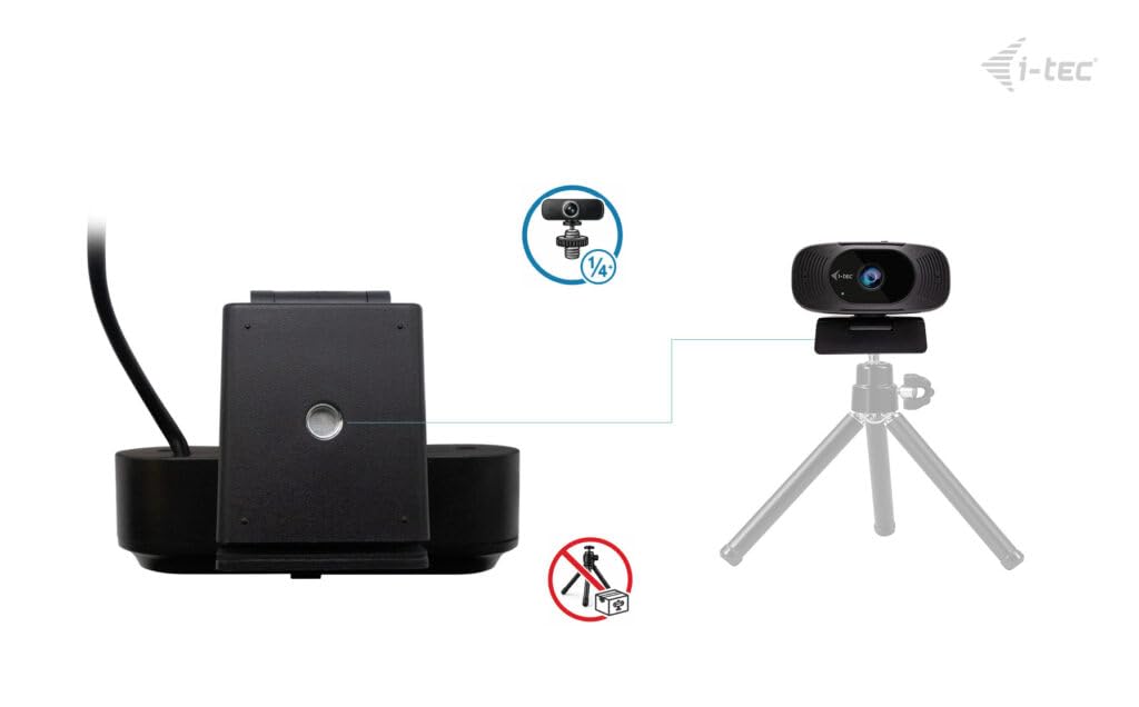 i-tec-solomon-300-webcam-4k-weiter-92-sichtwinkel-fester-fokus-datenschutzabdeck image 5
