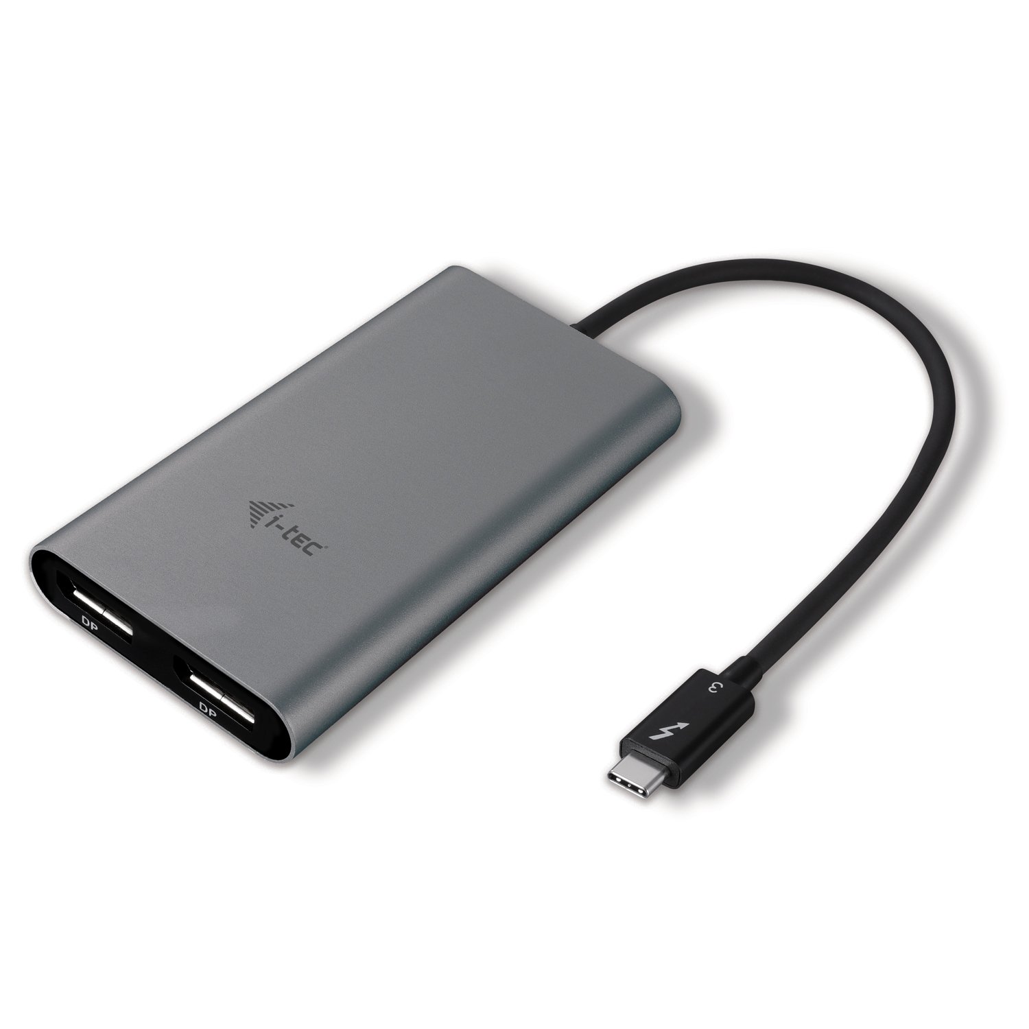 i-tec-thunderbolt-3-dual-displayport-video-adapter-2-displayport-5k-60hz-oder-2- image 1