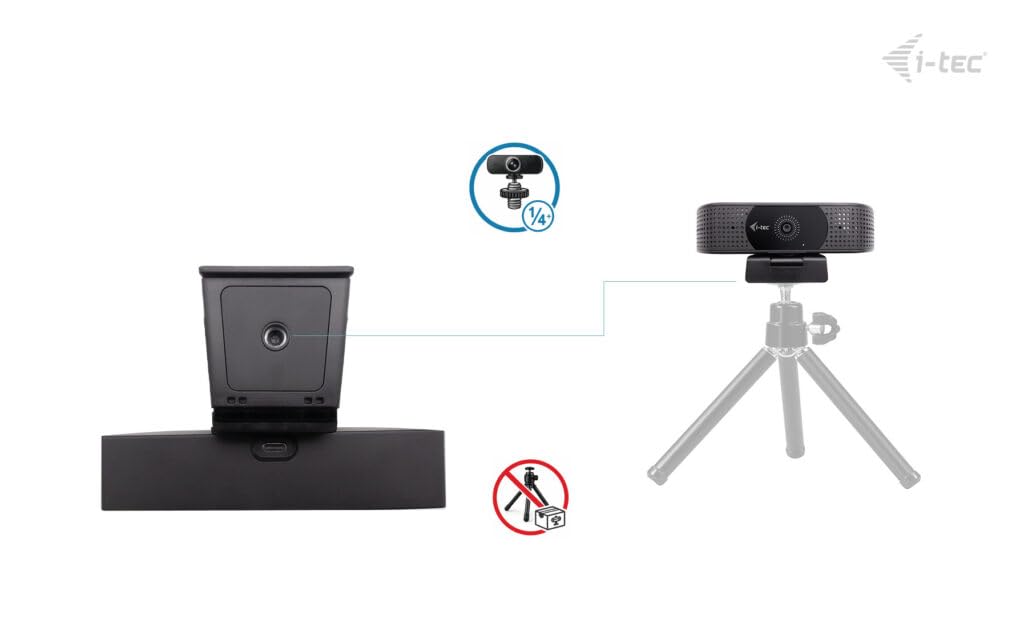 i-tec-solomon-500-4k-webcam-mit-pdaf-autofokus-und-zwei-integrierten-mikrofonen image 4