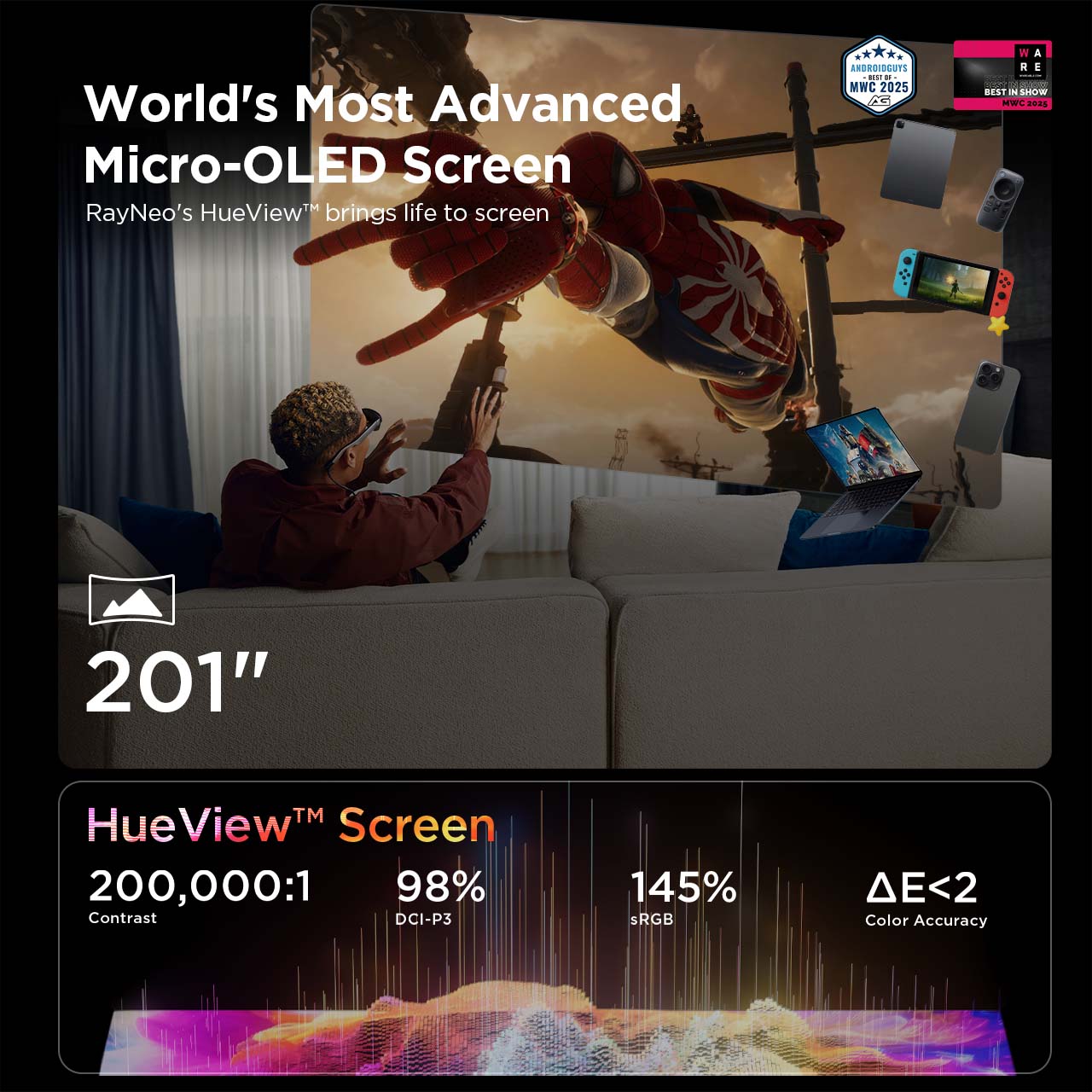 rayneo-air-3s-ar-brille-201-tragbares-kino-mit-hueview-micro-oled-und-opticare-a image 2