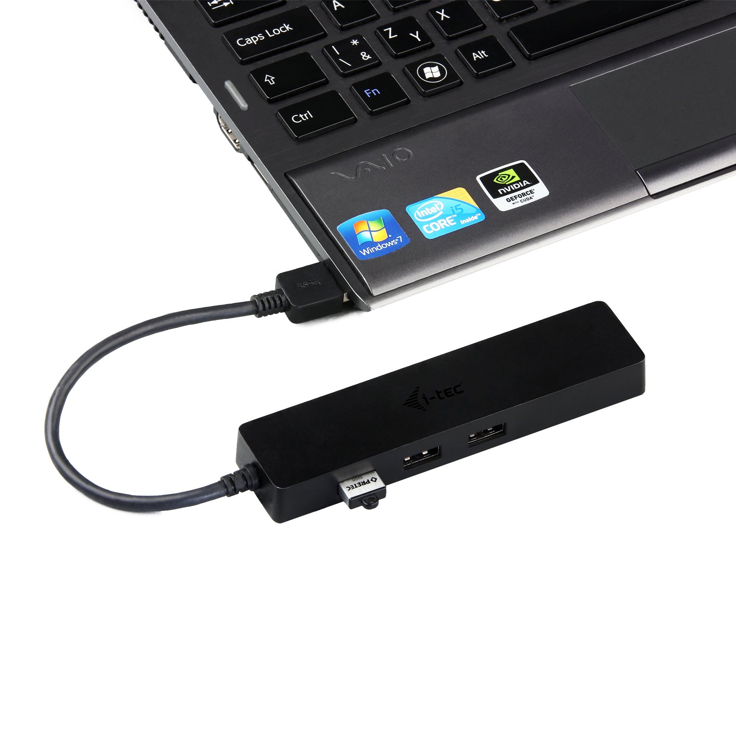 i-tec-usb-3-0-slim-hub-3-port-mit-gigabit-ethernet-adapter-passiv-5-gbps-10-100- image 4
