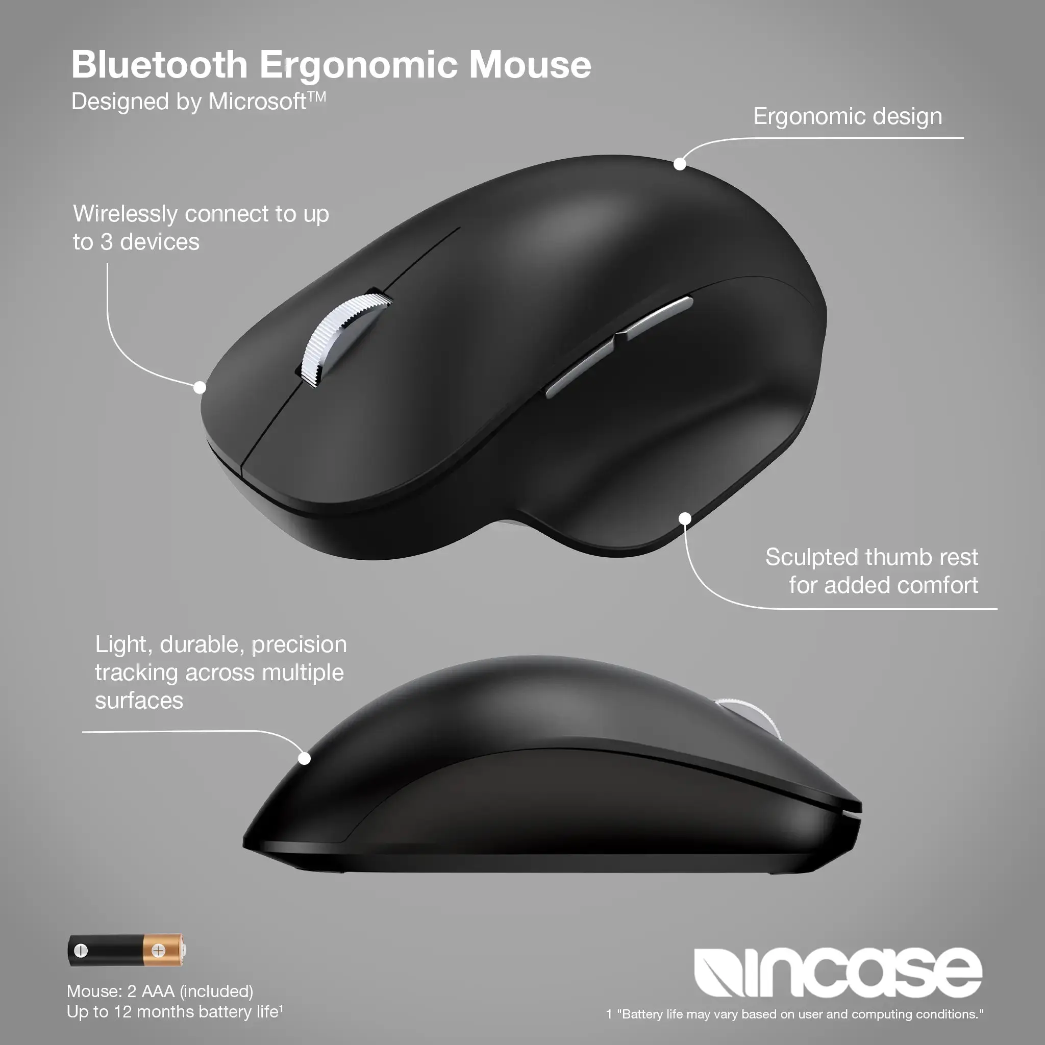 incase-designed-by-microsoft-bluetooth-ergonomic-mouse image 2