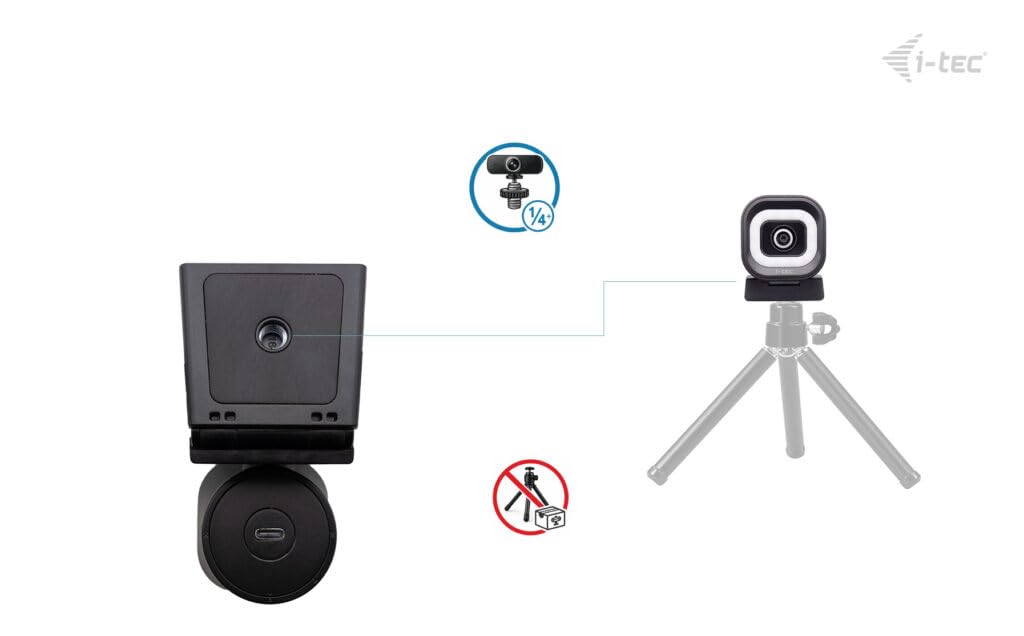 i-tec-solomon-700-stream-4k-webcam-mit-led-ringlicht-pdaf-autofokus-und-zwei-mik image 4