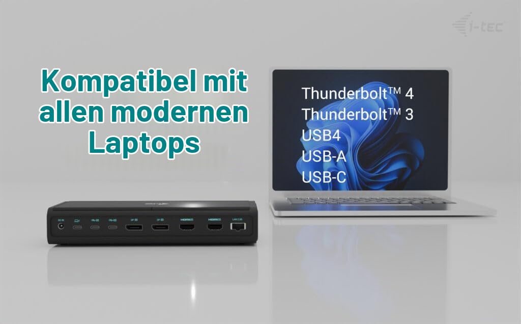 i-tec-universal-6x-4k-dockingstation-mit-140w-netzteil-2x-hdmi-2x-dp-2x-usb-c-mf image 2