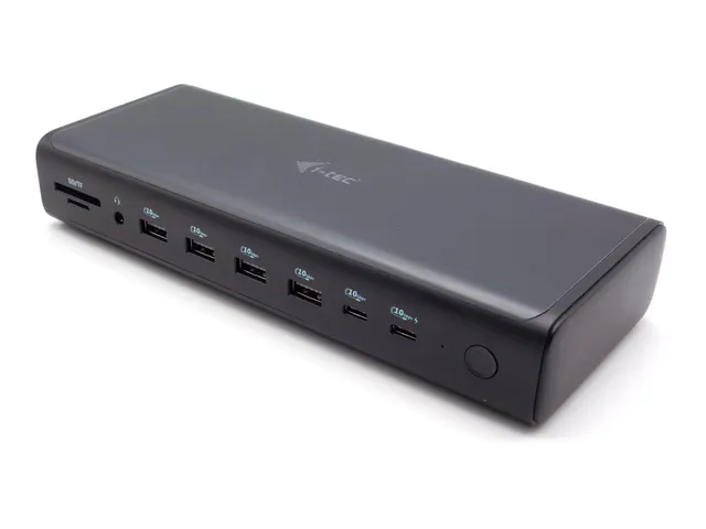 i-tec-universal-6x-4k-dockingstation-mit-140w-netzteil-2x-hdmi-2x-dp-2x-usb-c-mf image 1