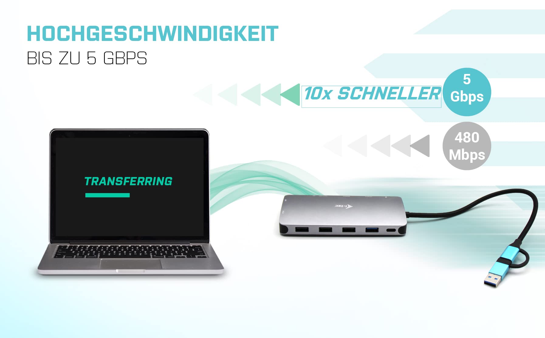 i-tec-usb-c-metal-nano-dock-dockingstation-mit-2x-hdmi-vga-sd-microsd-glan-5x-us image 7