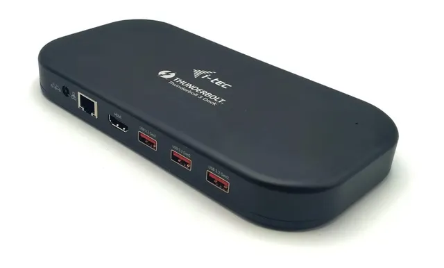 i-tec-thunderbolt-3-usb-c-dual-4k-docking-station-mit-usb-c-auf-displayport-kabe image 1