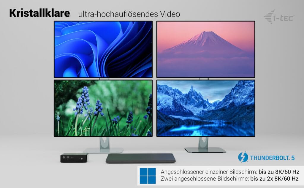 i-tec-thunderbolt-5-quattro-display-dockingstation-2x-thunderbolt-5-2x-hdmi-2-0- image 5