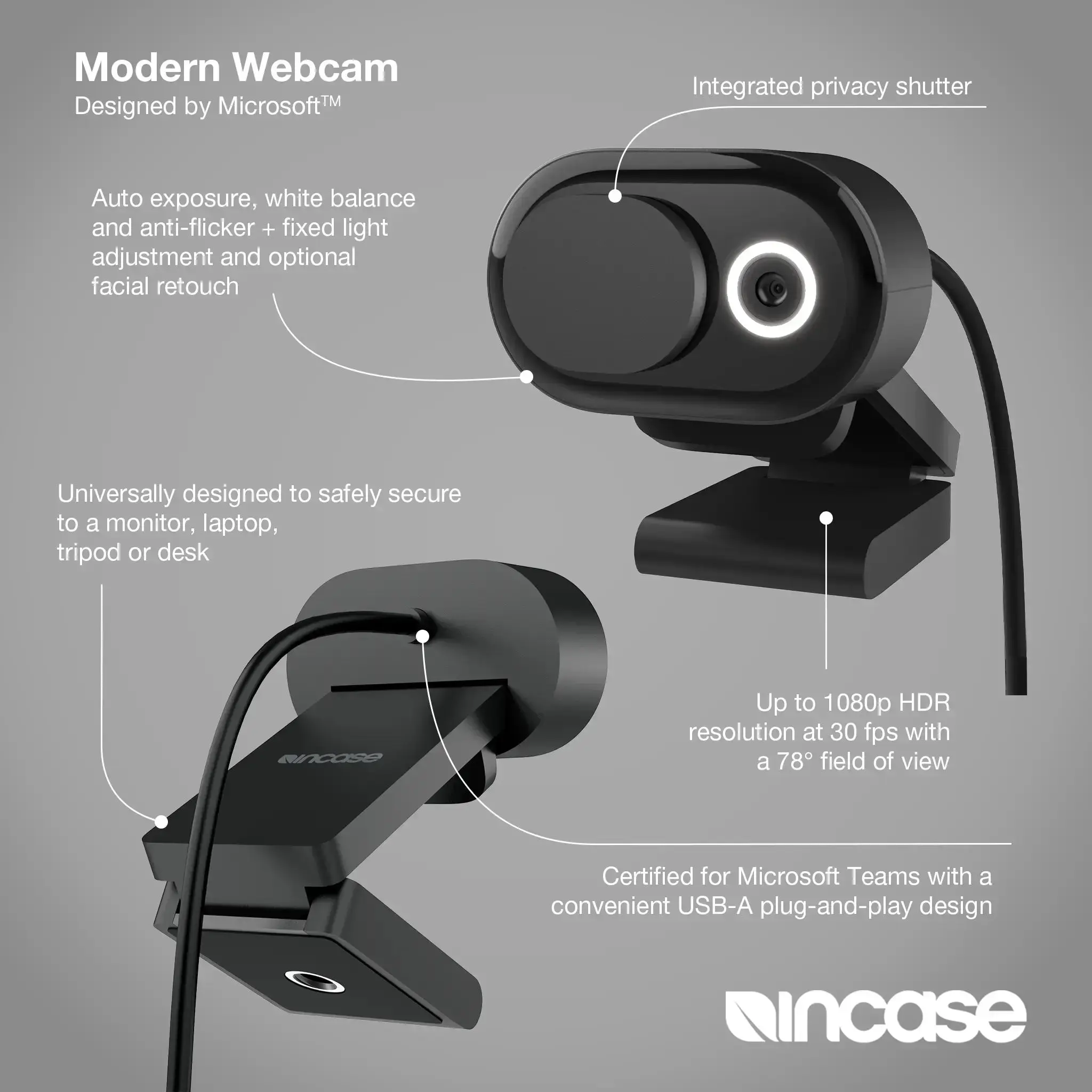 incase-designed-by-microsoft-modern-webcam-1080p-hdr-datenschutz-shutter image 3