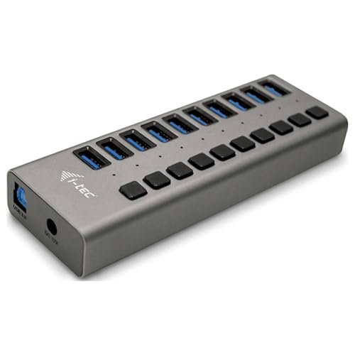 i-tec-usb-3-0-charging-hub-10-port-mit-externem-netzadapter-48w-10x-usb-ladeport image 2