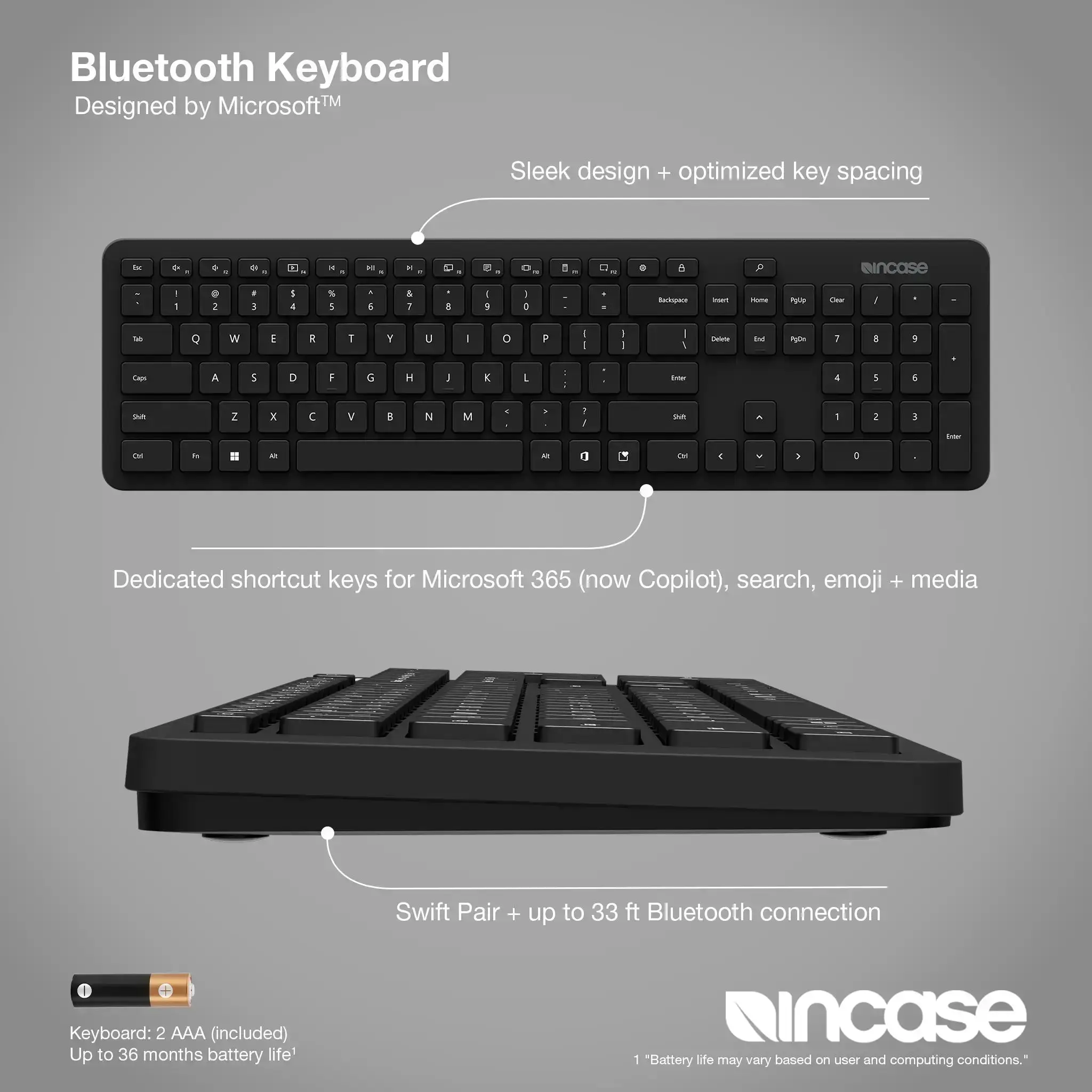 incase-designed-by-microsoft-bluetooth-tastatur-kabellos-deutsches-qwertz-layout image 3