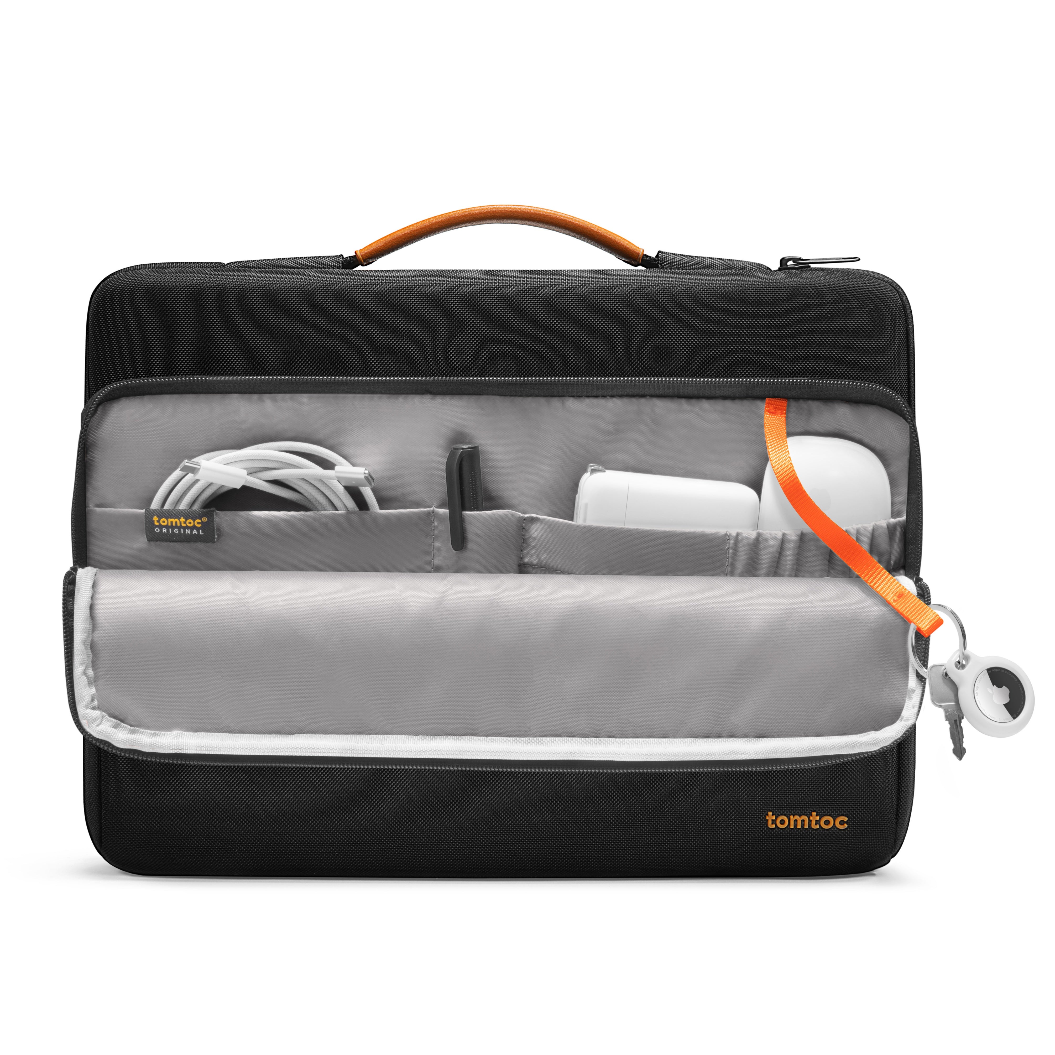 tomtoc-defender-a14-laptop-briefcase-f-r-14-zoll-macbook-pro-mit-cornerarmor-sch image 2
