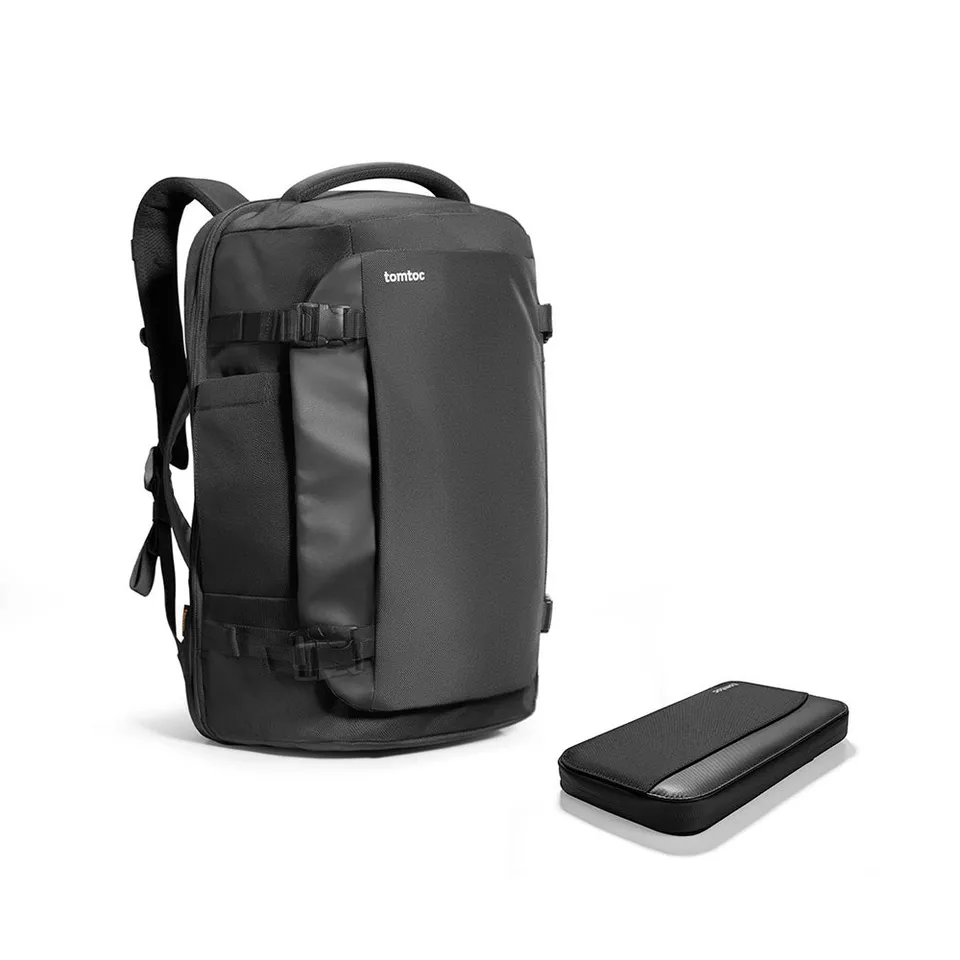 tomtoc-flight-ready-travel-set-navigator-t66-rucksack-38-40-l-navigator-t03-reis image 1