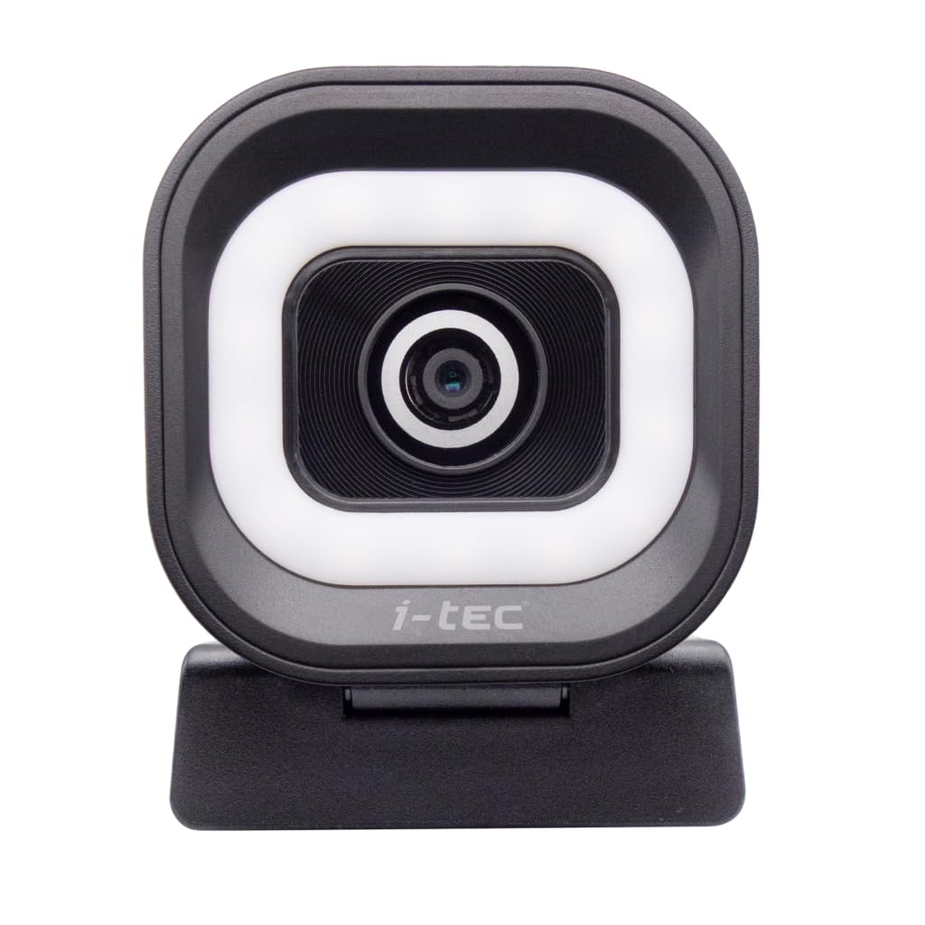 i-tec-solomon-700-stream-4k-webcam-mit-led-ringlicht-pdaf-autofokus-und-zwei-mik image 1