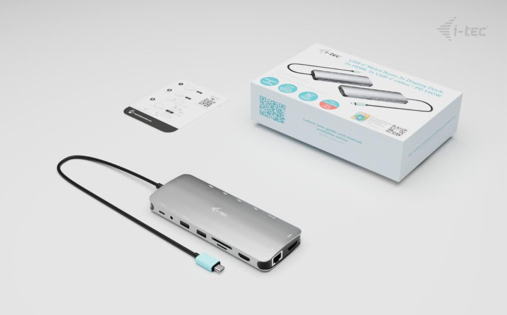 i-tec-nano-dock-dockingstation-usb-c-usb4-thunderbolt-3-4-2x-hdmi-usb-c-video-1g image 8