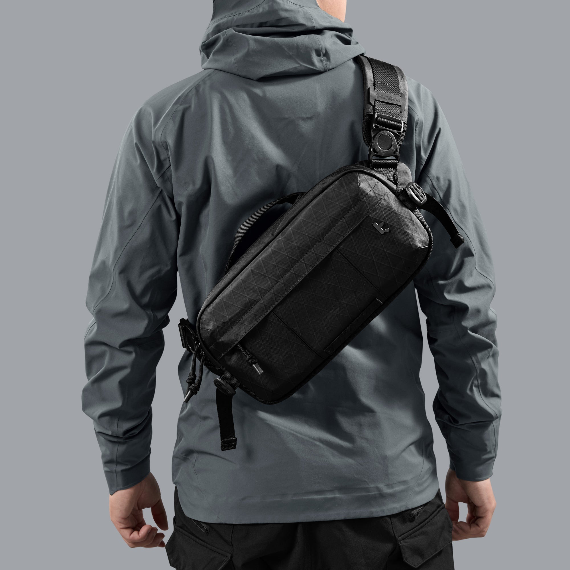 tomtoc-steam-deck-travel-duo-wander-t26-x-pac-sling-bag-armor-g12-case-bundle image 5