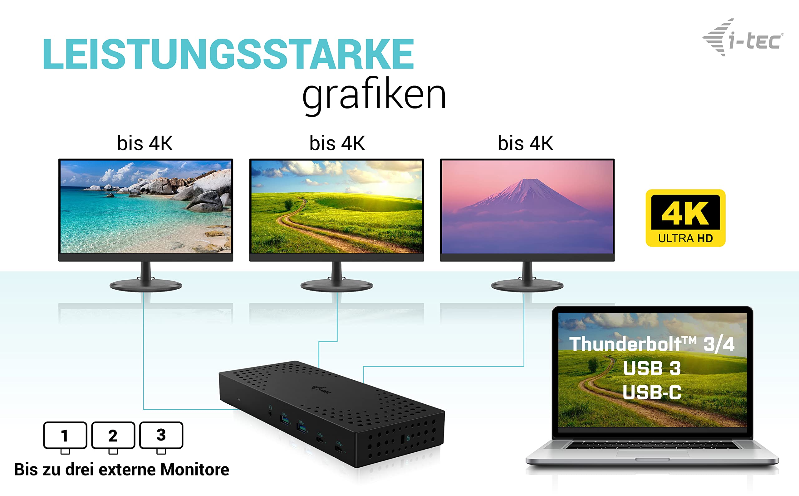 i-tec-usb-3-0-usb-c-thunderbolt-3x-4k-docking-station-gen-2-mit-power-delivery-1 image 7