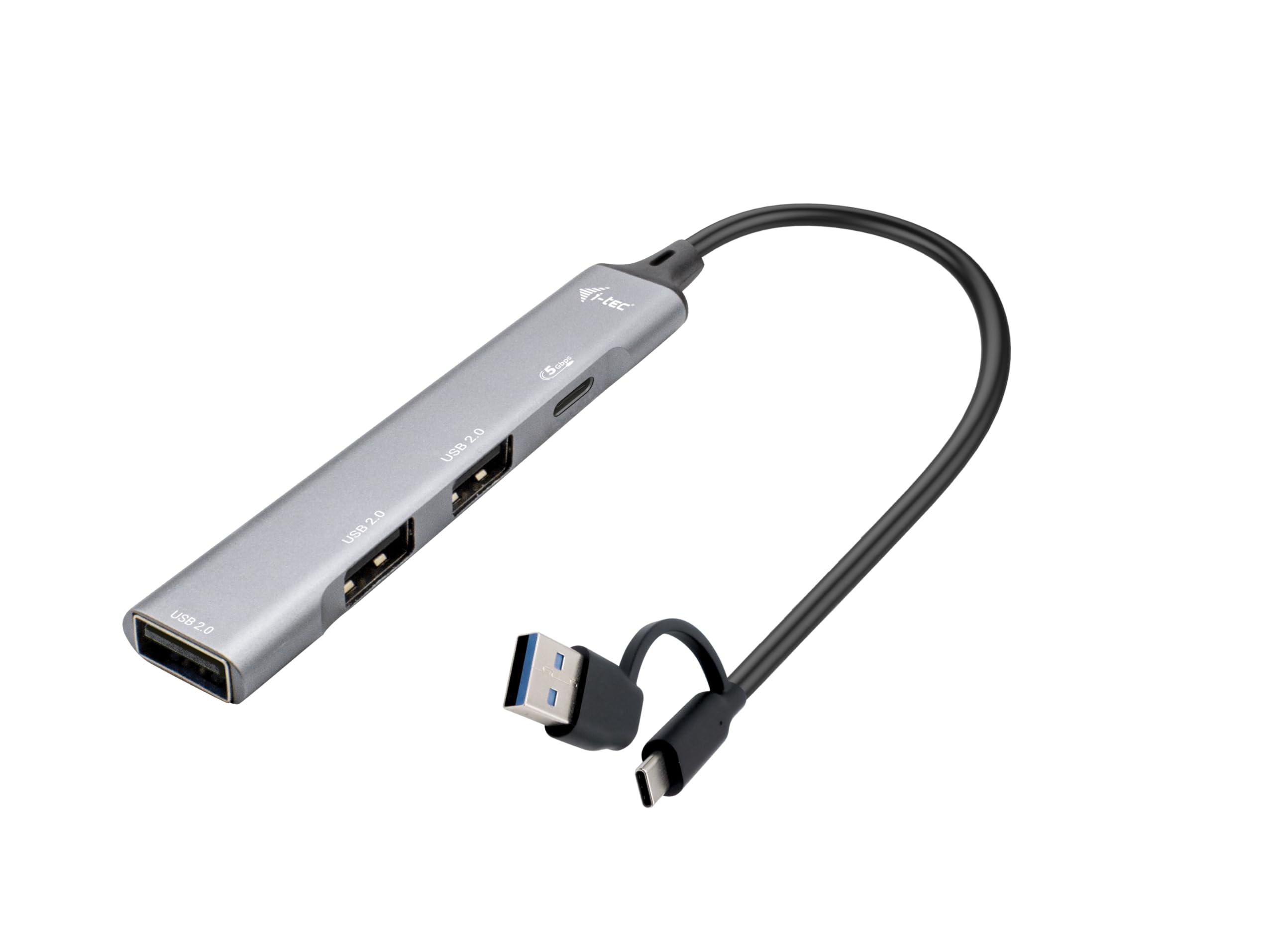 i-tec-cahubmetalmini4-usb-c-usb-a-hub-metall-1x-usb-3-0-3x-usb-2-0-15-cm-kabel image 1
