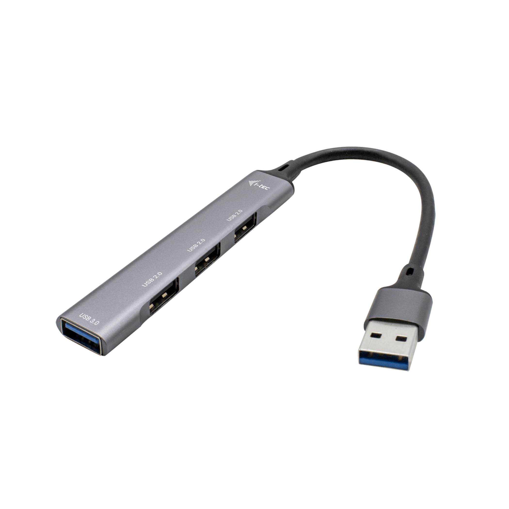 i-tec-usb-3-0-metal-hub-1x-usb-3-0-3x-usb-2-0-kompatibel-mit-laptops-tablets image 3